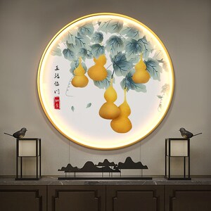 3d圆形艺术玻璃装饰屏风隔断磨砂双面效果彩绘透光玻璃天花