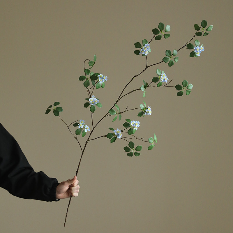 小清新观音莲仿真花藤蔓假花家居摆设客厅餐桌玄关装饰品摆件花艺