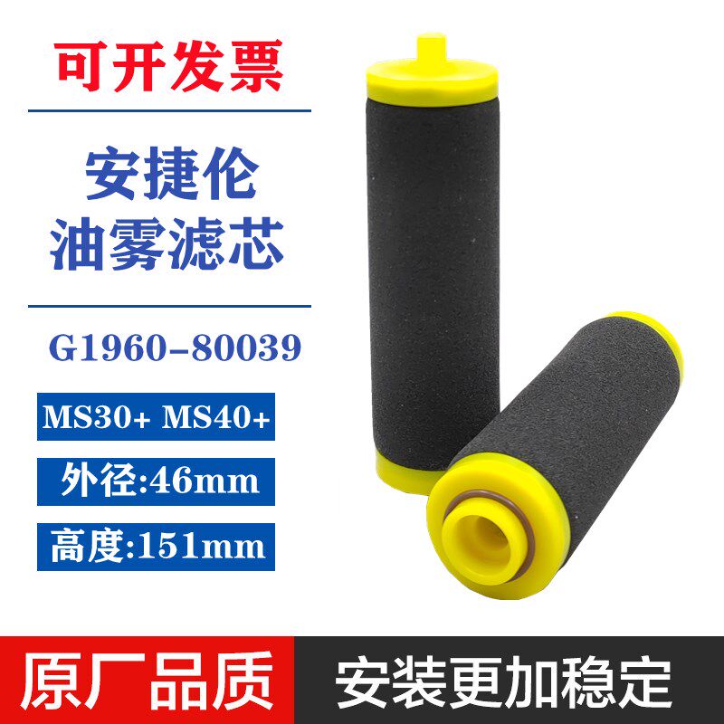 AGILRNT安捷伦真空泵MS30+ MS40+油雾滤芯排气过滤器G1960-80039
