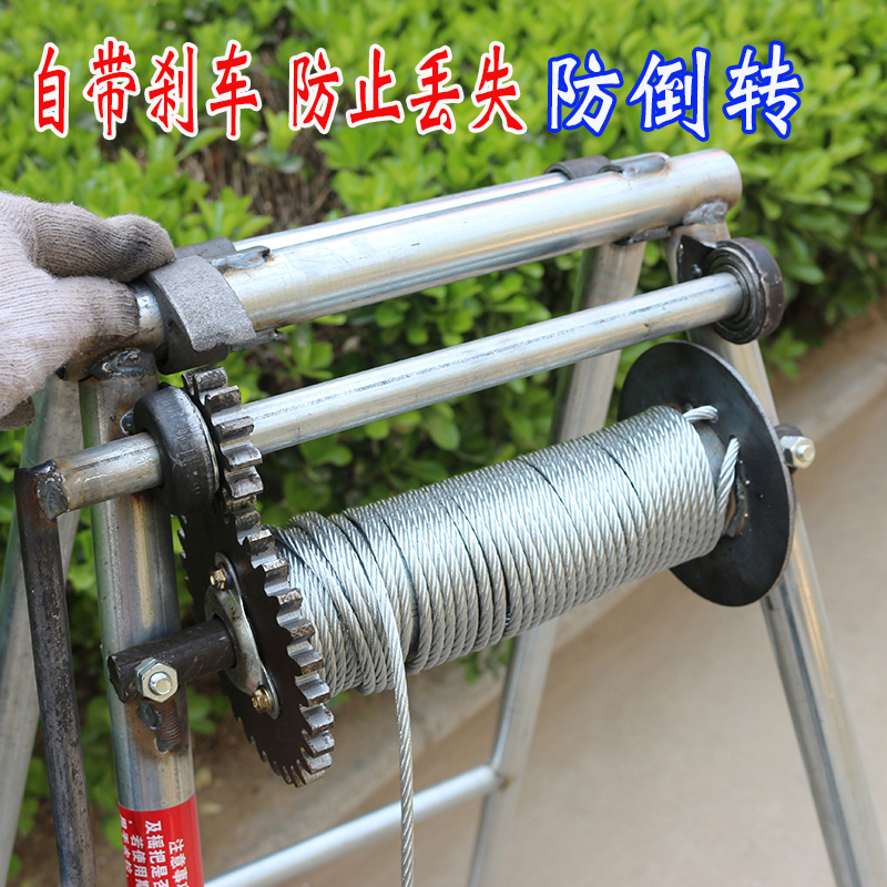 潜水泵井架子下井架子水泵抬高架深井泵架子手摇轱辘农用灌溉设备