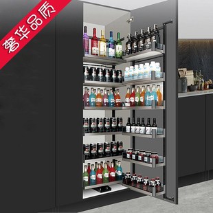 浅拉篮300深350深400深高柜拉篮大怪物450橱柜500拉拦550联动定制