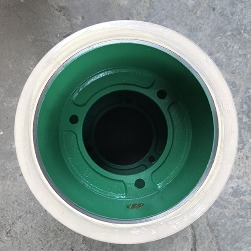 8寸棕色白色耐磨碾米机胶辊 砻谷胶辊 加厚打米机胶辊 农机配件