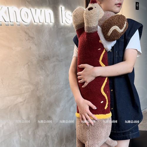 腊肠狗抱枕长条枕卡通动物玩偶女生睡觉夹腿专用床上靠垫沙发靠枕