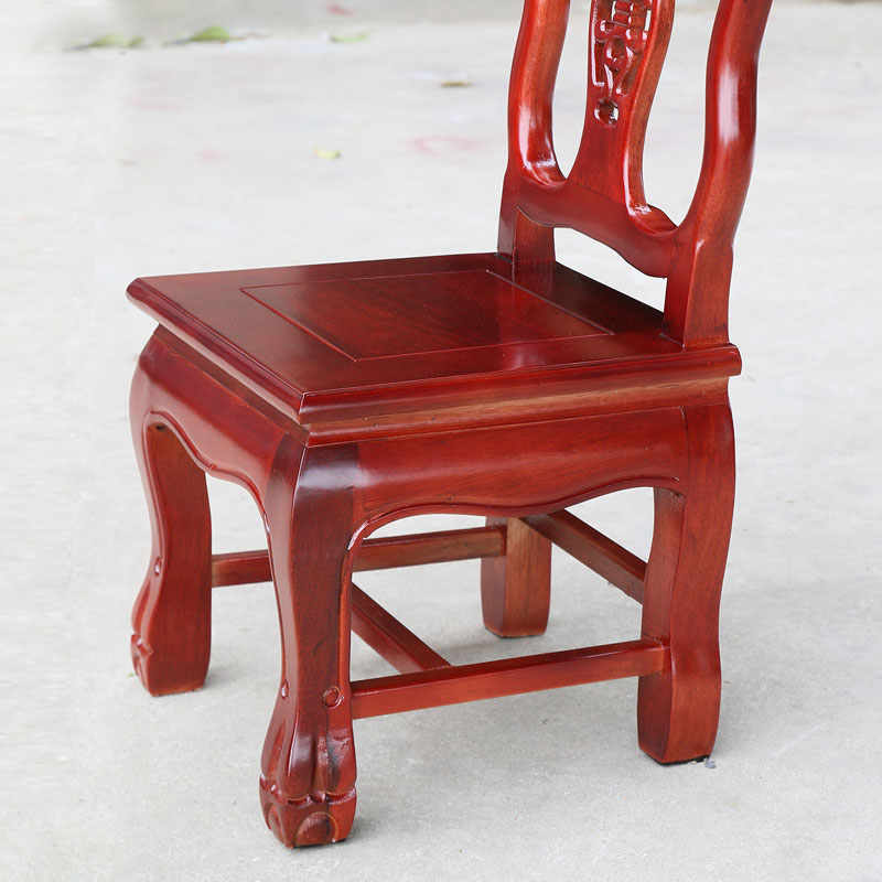 实木小椅子带靠背椅儿童矮凳家用子孙凳婚庆椅子客厅茶几凳换鞋凳