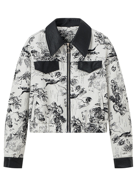 【小田专享】 设计款~国风新中式拉链短款外套F0308A022