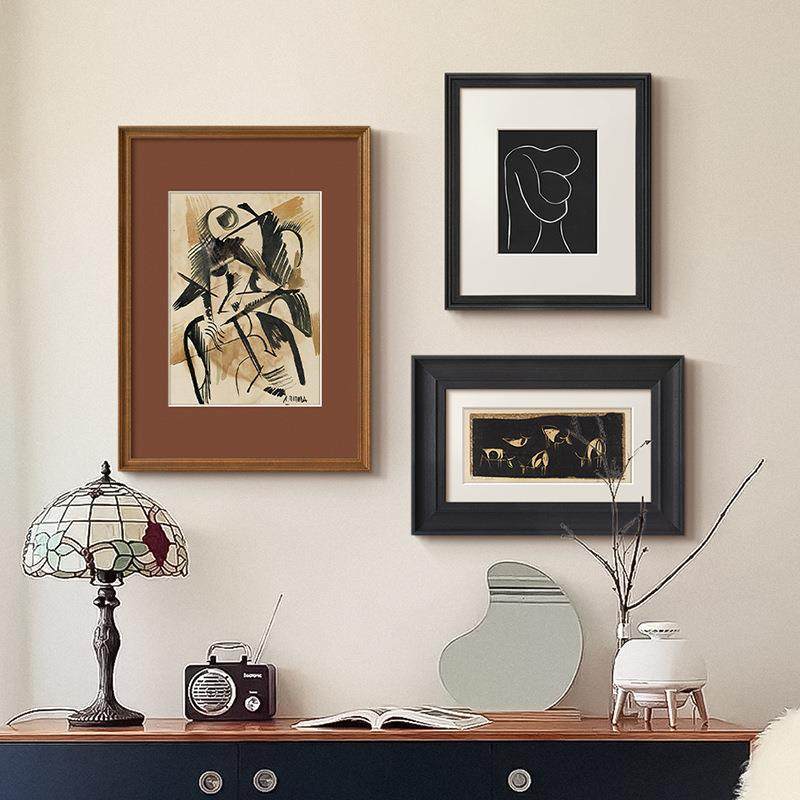 法式复古小众抽象艺术客厅装饰画餐厅玄关中古老钱风书房挂画组合,鲜花速递/花卉仿真/绿植园艺,割草机/草坪机,淘宝优惠券,粉丝福利购,淘宝优惠卷