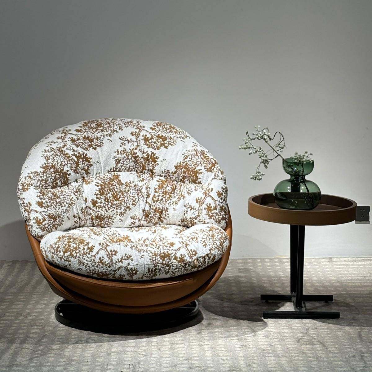 单人沙发椅复古阳台客厅休闲旋转椅家用蛋壳椅小户型懒人沙发躺椅,鲜花速递/花卉仿真/绿植园艺,割草机/草坪机,淘宝优惠券,粉丝福利购,淘宝优惠卷