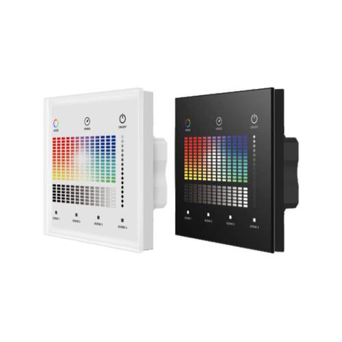 DT6 DT8调光调色RGB RGBW Dali主控智能触摸LED面板控制器TD4-S