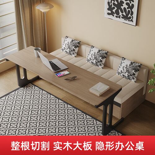实木沙发床两用可折叠坐卧伸缩带抽屉客厅小户型双人多功能沙发