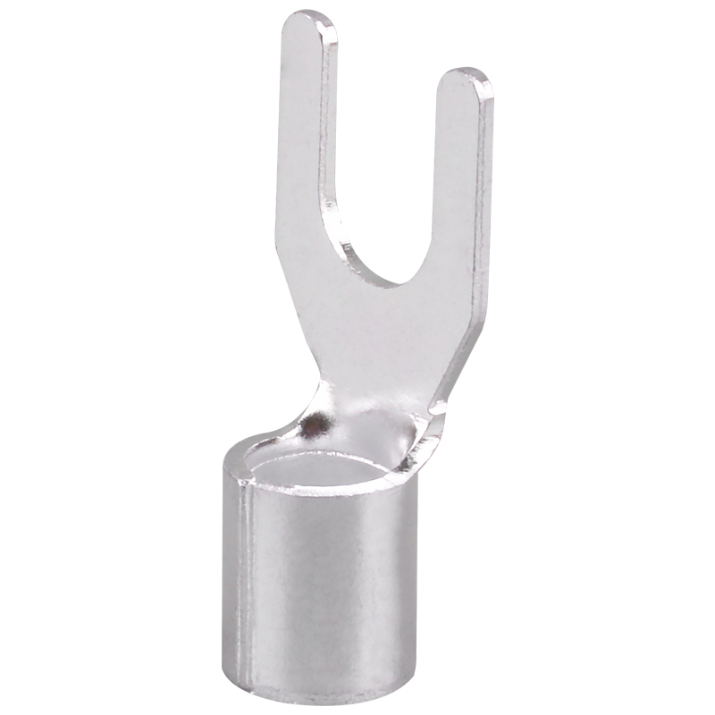 UT冷压接线端子铜鼻子黄铜0.5-1平方压线端头Y型U型叉型线鼻子