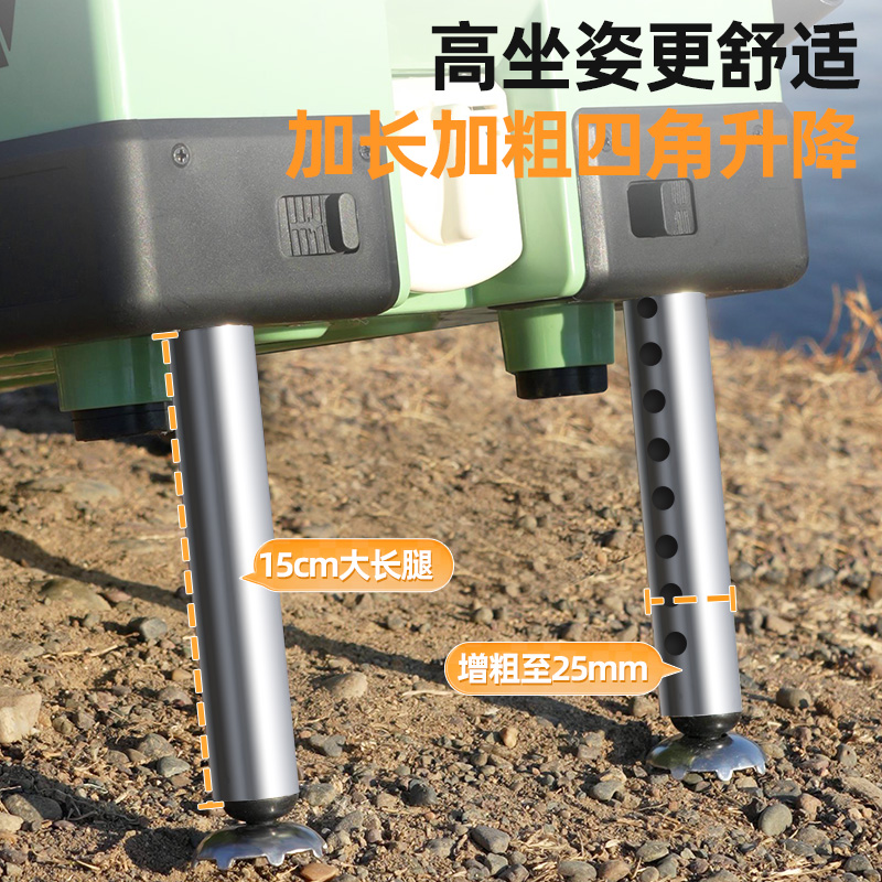 渔之源钓箱2023新款全多功能新型钓鱼箱保温可坐野钓专用钓鱼桶