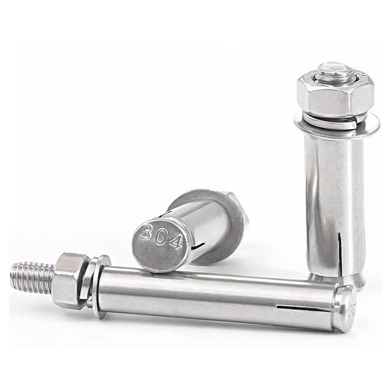 膨胀螺丝 30不锈钢外膨胀螺栓加长拉爆膨胀螺丝钉胀管MM8M10M