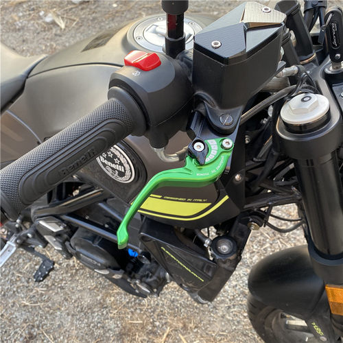 配件适用赛600 350追600改装短款两指竞技款刹车牛角手把离合拉杆