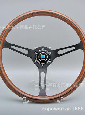 厂家方直销1寸黑色FUC支架向盘改装老爷车桃5色通木用方向盘