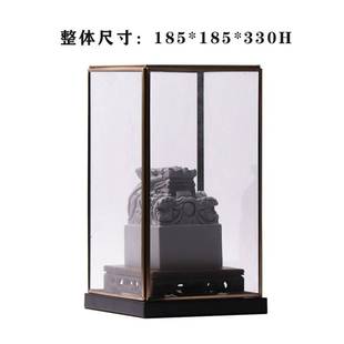 禅意新中式琉璃印章玉玺摆件客厅茶几书房书桌玄关柜家居饰品摆件