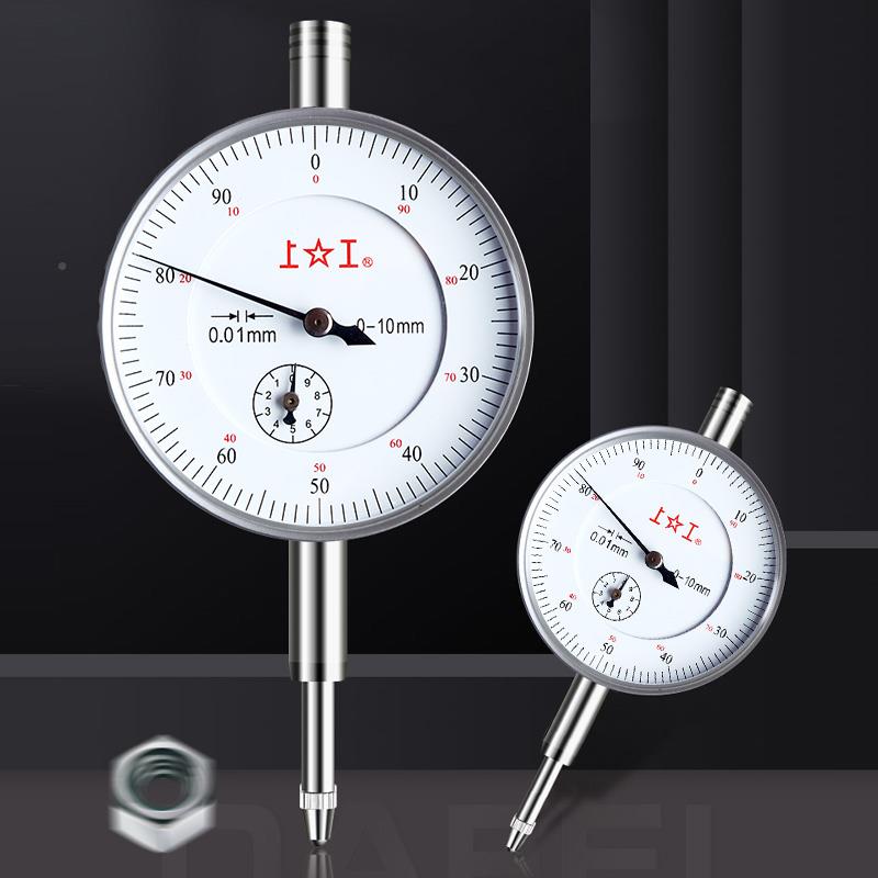 百分表表千分表ECT防震指示指针式大盘面0-3-5-10-300M精度M0.1