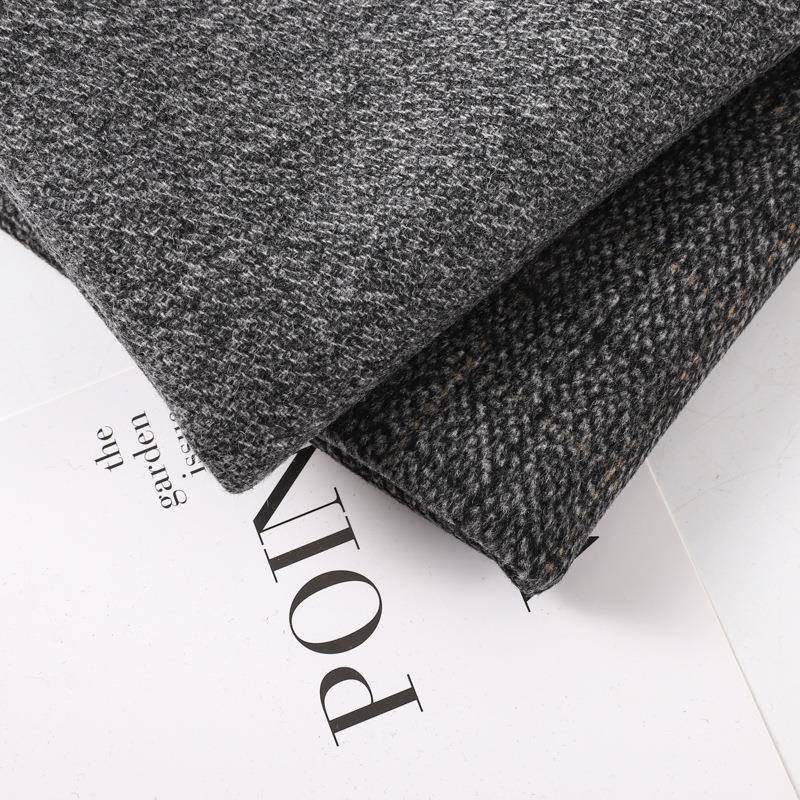 服现货大衣雪花呢面料秋QPC冬粗纺呢装双面毛毛面料柔软披肩羊面