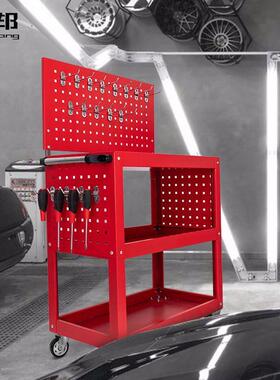 五金工具车三层小推车车维修汽零件车功多能工具柜WOD移物动置垒