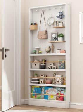 木门后柜收纳柜洞洞板置物架新款挂式芝壁IZX士薄夹缝实书架窄柜