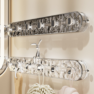 吸盘连排挂钩免打孔卫生间可移动无痕粘钩入户门强力承重墙壁挂勾