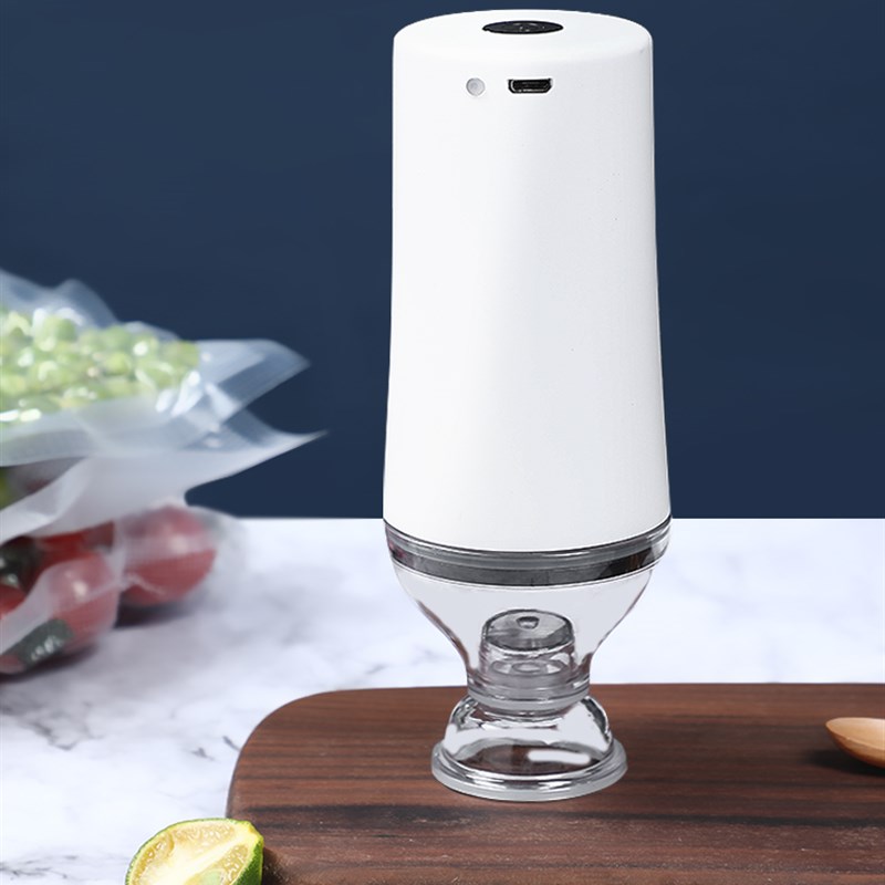 【如意泵】1.便携式保鲜袋抽气泵-USB充电抽真空袋电泵 升级版