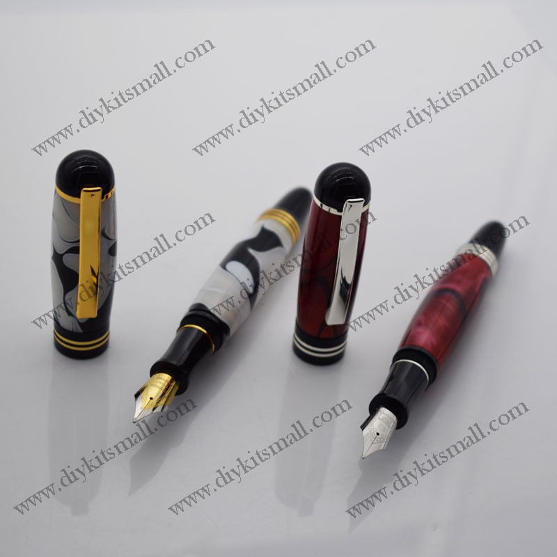 日征 FP71#车旋丘吉尔钢笔笔配件金属钢笔 不锈钢明尖 送礼高档笔