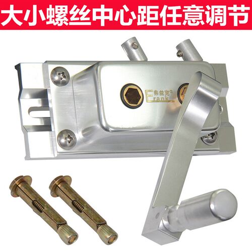 手摇器维修配件升降晾衣架铜机芯双杆晒衣架免打孔手摇器摇把通用