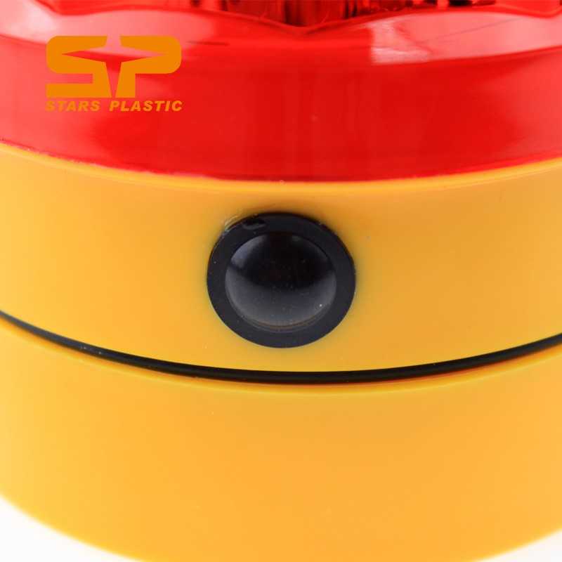 交通道路施工爆闪光障碍路障灯 工程叉车汽货校车用磁吸顶警示灯