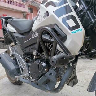 适用春风ST狒狒改装竞技杠CF125-3保险杠竟技防摔杠护杠特技杠