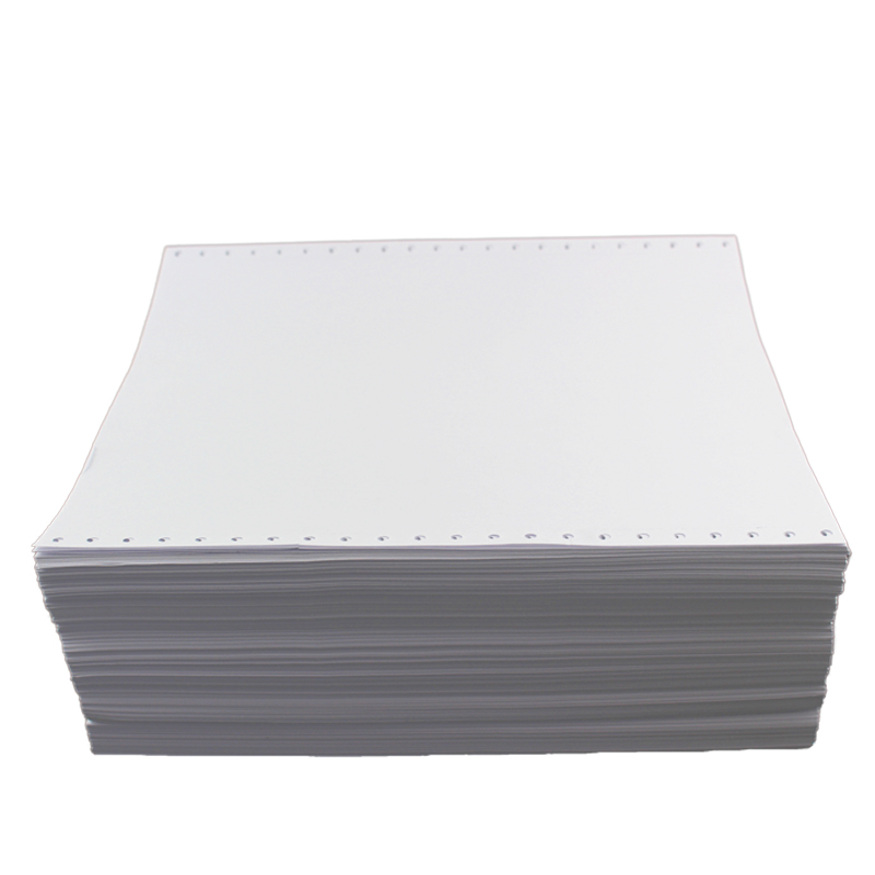 1000页足页1联打印纸 21-1 单层一二三等分连续打印纸电脑打印纸