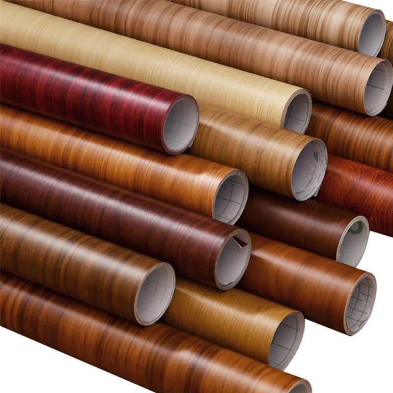 木纹墙纸PVC防水自粘贴纸桌面衣柜橱柜房门壁纸家具翻新贴膜