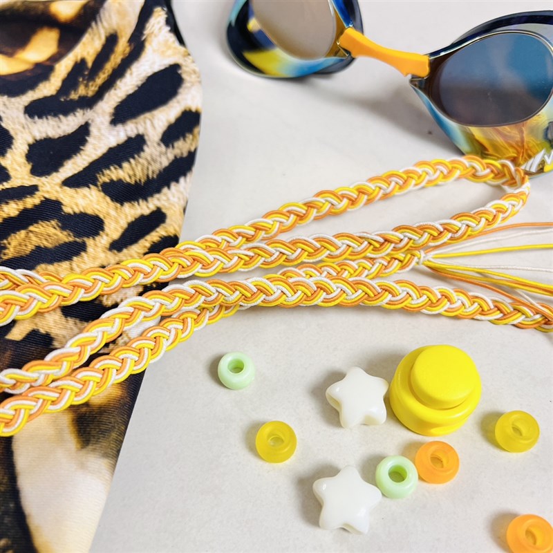 手工编织泳镜绳泳镜带游泳镜面绳编制带(不含眼镜)可调节可订制