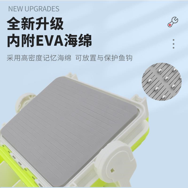 比灵斯路亚钓箱便携多功能迷你大容量加厚鱼箱插杆钓鱼箱路亚箱