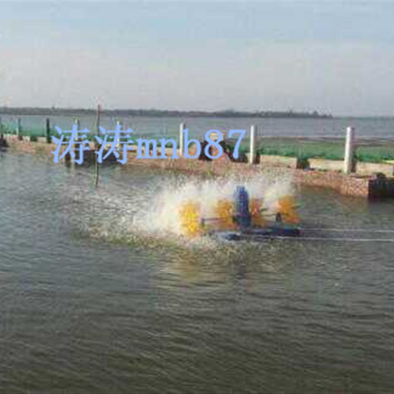 水车式增氧机鱼塘增氧机养殖1.5KW三相单相2叶轮叶轮