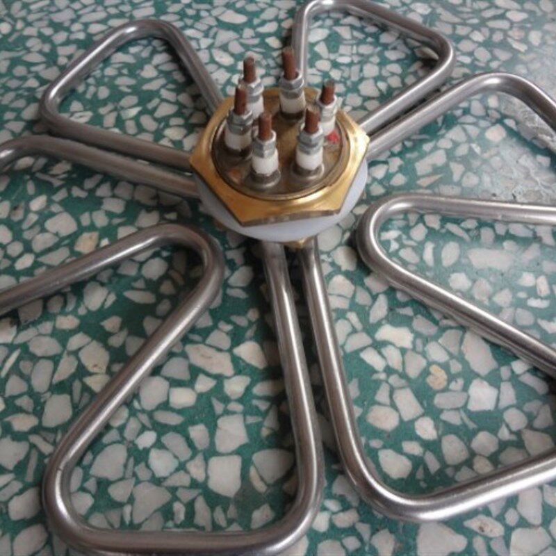 梅花型加热管开水器电热管蒸饭机加热管水桶加热管220V/380V/9KW