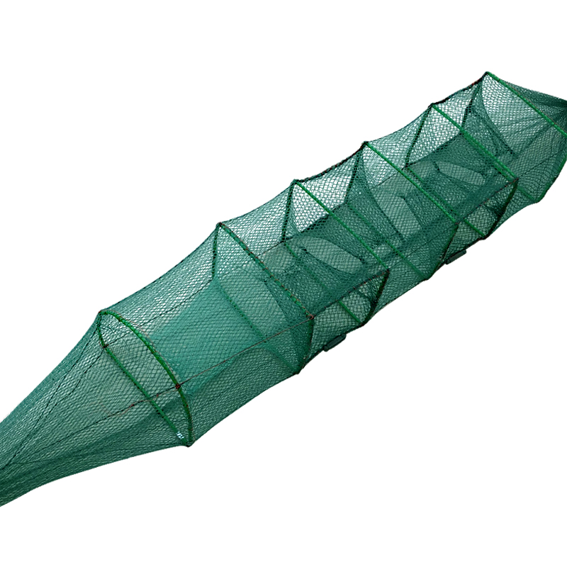 10条黄鳝笼1米3小虾笼有结鱼网加厚捕龙虾地网笼专用折叠鱼笼虾网