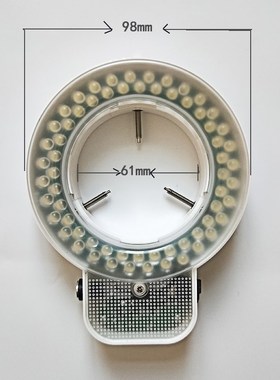 YK-64T显微镜LED环形灯管48 56 64 144颗灯珠 正白光可调亮度光源