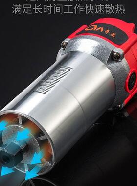 修机木工工具装电木铣雕刻开孔倒锣机工业级JBO多功能铝边板塑开