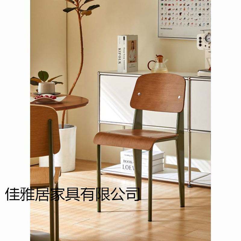 复古餐椅标准椅设计师实木椅子家用靠背学生书桌椅简约餐桌椅子