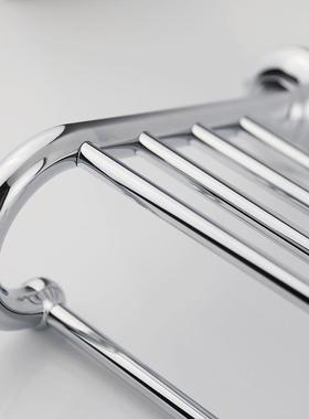 厂家热销新款浴2001巾架欧式毛时架尚现代置架卫生间浴室巾挂件物