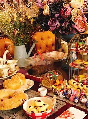 金色婚礼甜品台件欧式F95SHJ6J蛋糕婚架庆道具蕾丝蛋糕盘铁摆点心