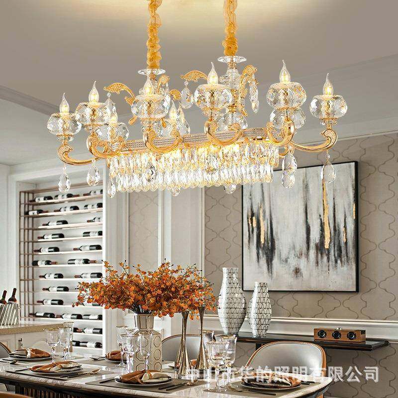 豪华大具气水晶灯复式楼别挑高客厅吊灯楼中餐厅卧室843墅灯欧式,家装灯饰光源,智能吊灯,淘宝优惠券,粉丝福利购,淘宝优惠卷