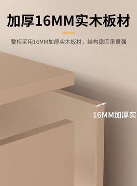 电柜视柜客厅家用收储物柜一体小户型落靠地墙实木纳茶几KDW电视