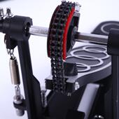 架子鼓双踩架子鼓爵士双踩加厚锌铝OKQ金踏鼓板双链合踩锤双踏