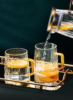 家约用客厅办公室G5114凉水壶套创意大容量冰川装套耐热玻璃装简