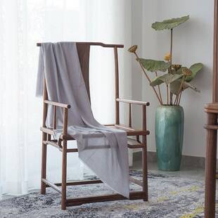 新中式实木官帽椅老榆木主人椅中式椅子明式太师椅高背椅茶椅复古