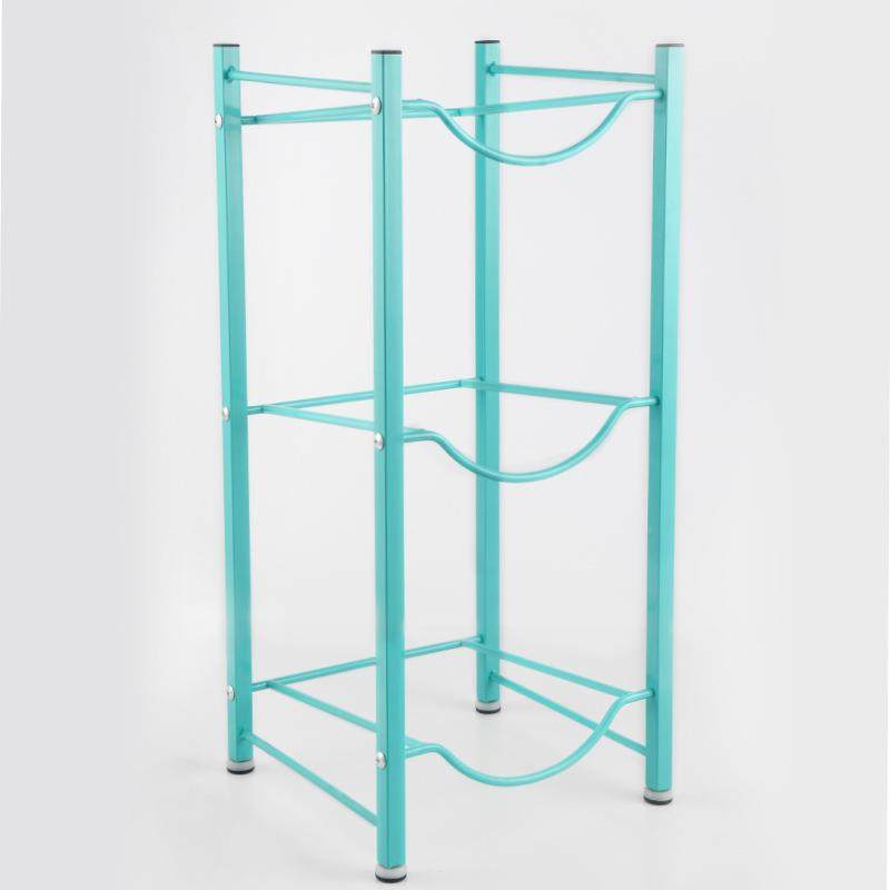 供诺捷欧式水公桶置物架3客厅家居层收纳架办水点置地水NJ19RCK0