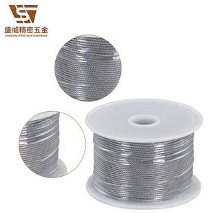 1.5mm钢丝绳吊线组合配件灯饰灯具吊件五金配件锁线器钢丝