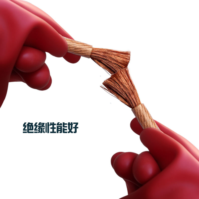天津安绝缘手1000V0级电工高压乳胶橡胶手绝缘手