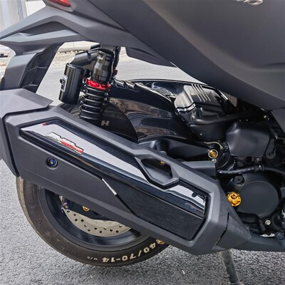 适用佛沙350改装排气罩NSS350防烫隔热罩力刻318GT原厂排气罩通用